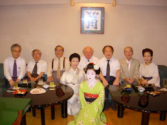 京都・祇園茶屋にて 京都・祇園茶屋にて