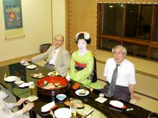 京都祇園茶屋にて 京都祇園茶屋にて
