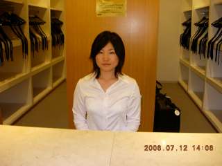 受付手伝いの学生たち 受付手伝いの学生たち