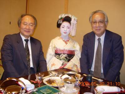 京都祇園茶屋にて 京都祇園茶屋にて