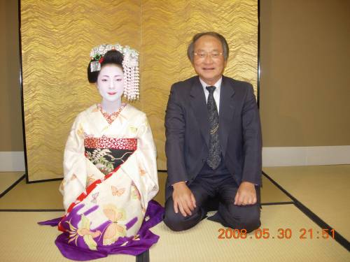 京都祇園茶屋にて 京都祇園茶屋にて