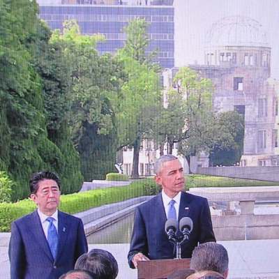 米国オバマ大統領　広島訪問