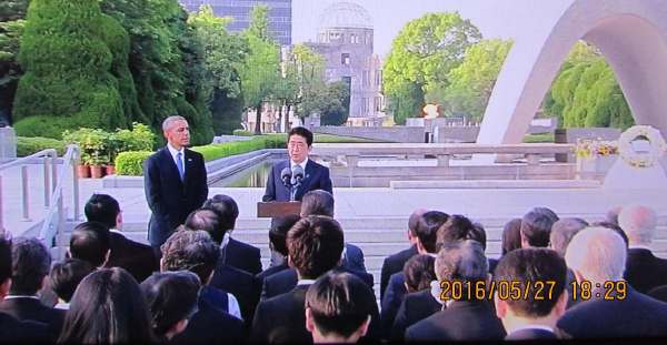 米国オバマ大統領　広島訪問