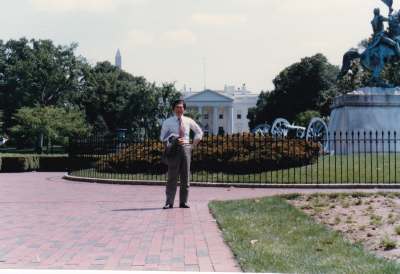 ホワイトハウス北側前庭・ラファイエット公園・アンドリュー・ジャクソン像 