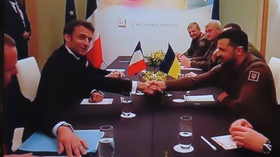 仏・ウクライナ首脳会談  