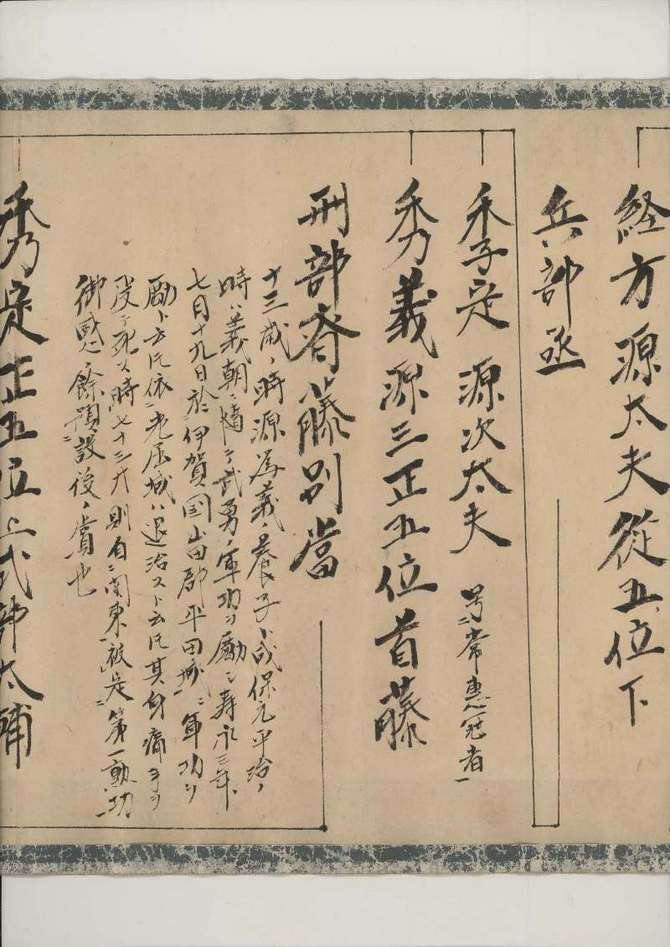 祖父までの家系図(源氏・佐々木家・京極家・益田家) 祖父までの家系図(源氏・佐々木家・京極家・益田家)