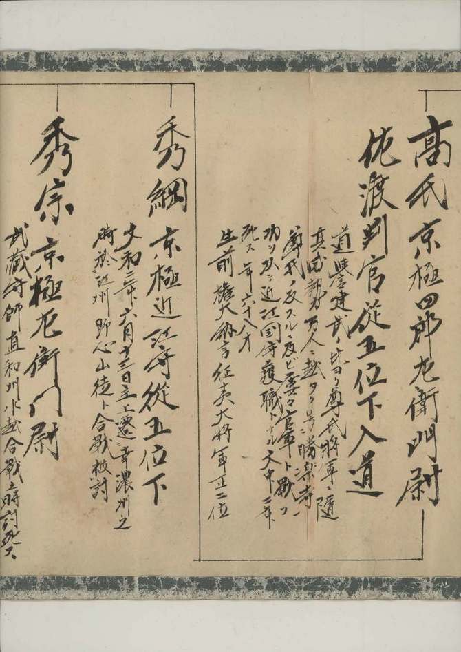 祖父までの家系図(源氏・佐々木家・京極家・益田家) 祖父までの家系図(源氏・佐々木家・京極家・益田家)