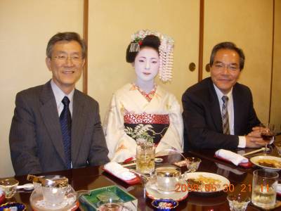 京都祇園茶屋にて 京都祇園茶屋にて
