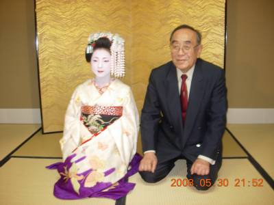 京都祇園茶屋にて 京都祇園茶屋にて